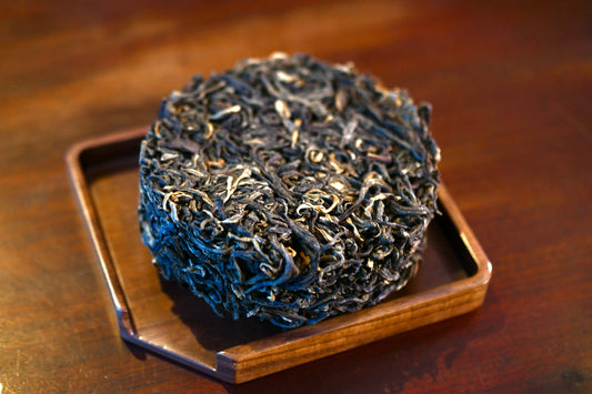 Trà Shan Tuyết Cổ Thụ Men Sống Bánh Sợi - 80g